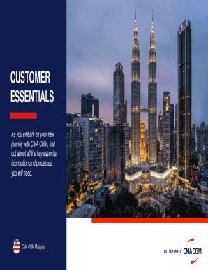 Fillable Online My Cma Cgm A Fully Digital Customer Journey Fax Email