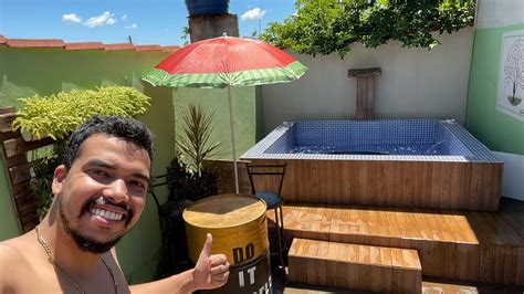 Minha PISCINA de Caixa Dágua TA transbordando a CHUVA YouTube