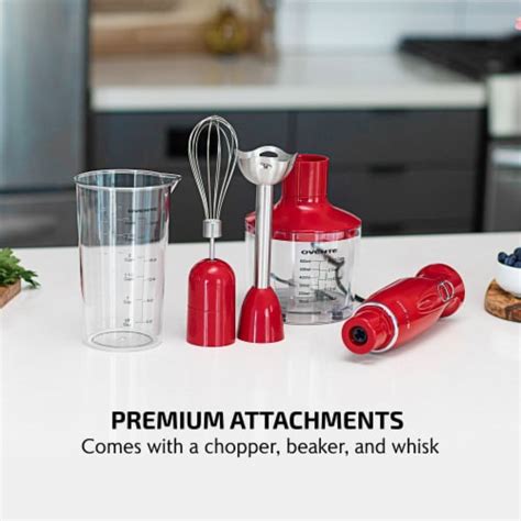 Ovente Multi Purpose Hand Blender Immersion Blender Set 15 4 In Kroger