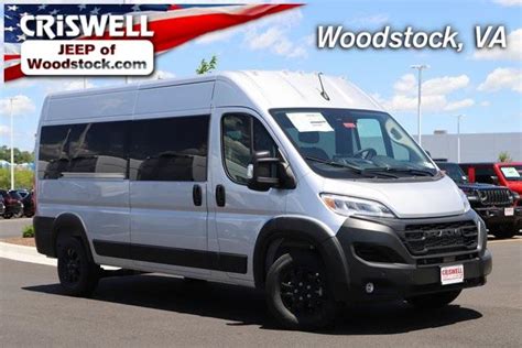 New 2024 Silver Ram SLT 2500 High Roof 159 WB ProMaster Window Van