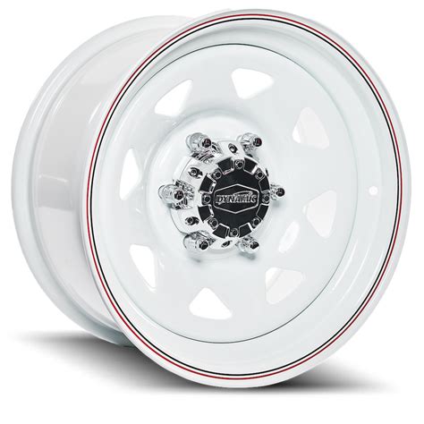 Dynamic Steel Sunraysia White Powder Coated Rebel Wheels