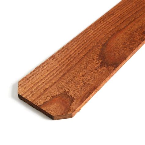 Outdoor Essentials 1 In X 6 In X 6 Ft Redwood Stained Western Red