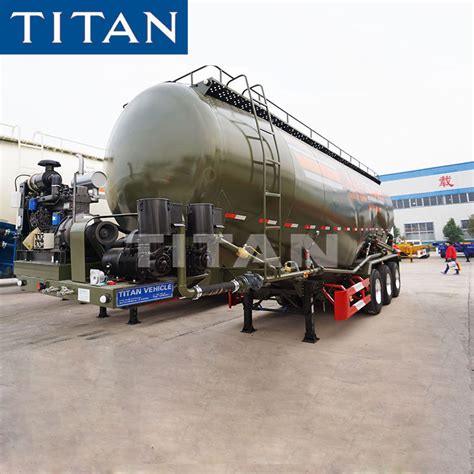 60m3 Bulker Powder Material Transport Semi Trailer Bulk Cement Silo