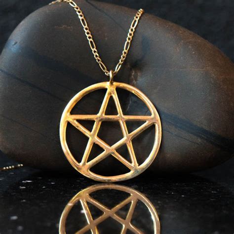 Pentagram Necklace - Etsy