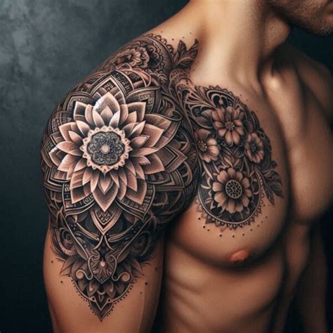 Tatuagem Peito E Ombro