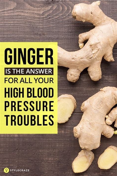 Take Ginger And Say Good Bye To High Blood Pressure Once And For All