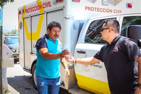 Operativo Emergente de Hidratación en Santiago Protegiendo a los