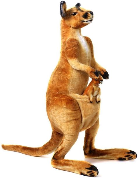 Kari The Kangaroo And Joey 3 Foot Big Stuffed Animal Plush Roo