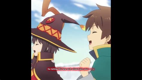 Konosuba Megumin And Kazuma Relationship Youtube