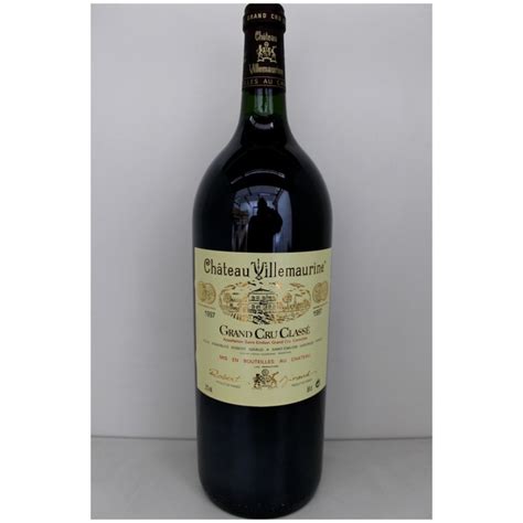 Château Villemaurine 1997 in Magnum Grand cru classé de St Emilion Prix