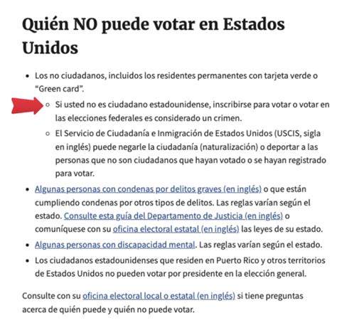 Quiénes pueden votar y quiénes no en Estados Unidos