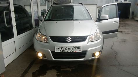 Белые диодные габариты. — Suzuki SX4 (1G), 1,6 л, 2008 года | стайлинг ...