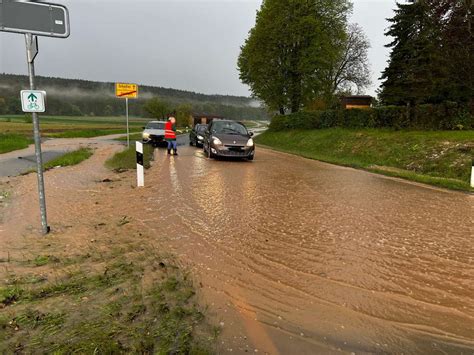 Unwetter Starkregen Im Landkreis Bamberg F Hrt Zu Berfluteten Stra En