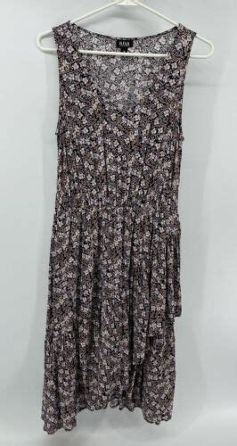 Ana A New Approach King Sleeveless Floral Dress Womens Size Medium