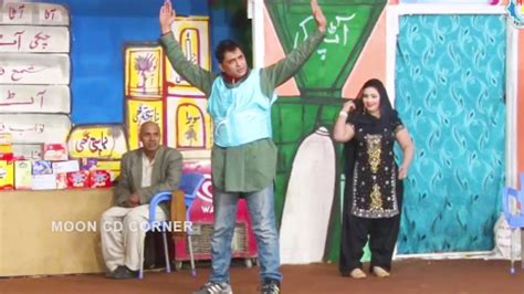 Amjad Rana And Naira Jaan With Zulfi Stage Drama Barfi Comedy Clip