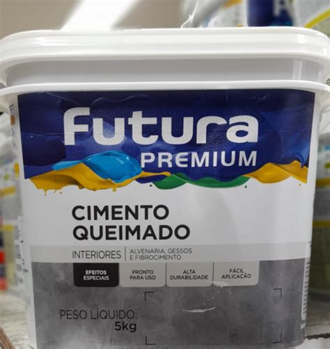 Tinta Cimento Queimado Cinza Médio 3 6L Futura Casa Combate