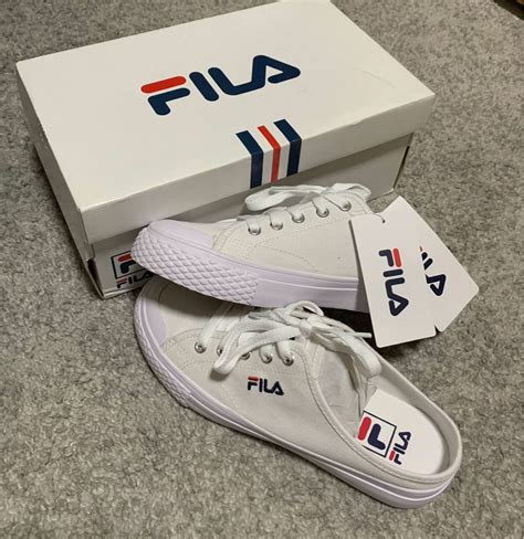 BNIB Fila Korean Classic Kicks B Back Open Style Sneakers Women S