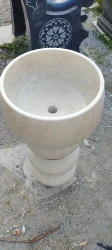 Marble Pedestal Wash Basin White At Rs In Makrana Id