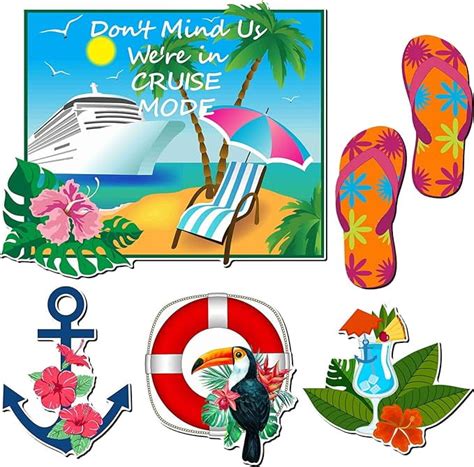 Pcs Cruise Door Decorations Magnetic Large Cruise Ship Decorations