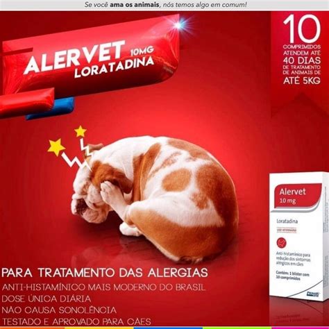 Antial Rgico Alervet Para Cachorro Trata Alergias E Coceiras Mercado