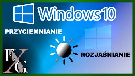 jak rozjaśnić lub przyciemnić ekran w laptopie Windows 10 YouTube