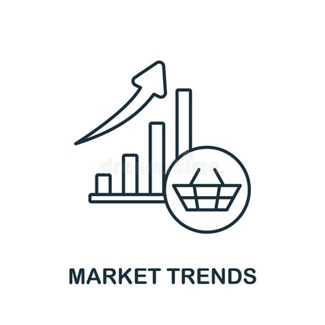 Market Trends Icon Line Element From Market Economy Collection Linear