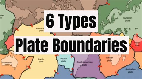 6 Plate Boundaries Youtube