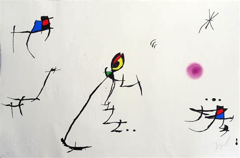 Joan Miró Barcelona 1972 1973 H C VIII X Subasta Real Subastas