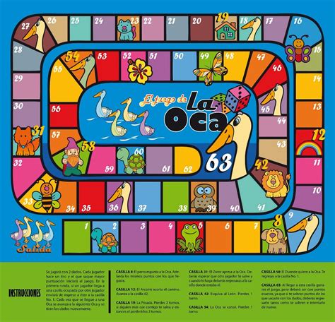 Juego Dela Oca Para Preescolar Interactivo Juego De La D35