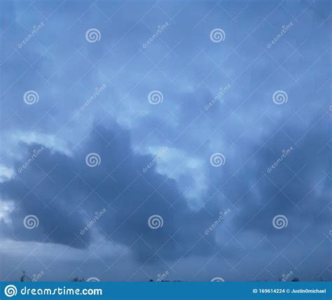 Grey sky at sunset stock photo. Image of clouds, grey - 169614224