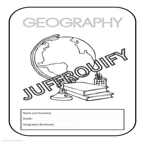 Geography Cover Page • Teacha!