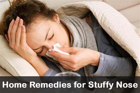 19 DIY Home Remedies for Stuffy Nose Or Blocked Nose