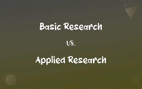 Basic Research Vs Applied Research Whats The Difference