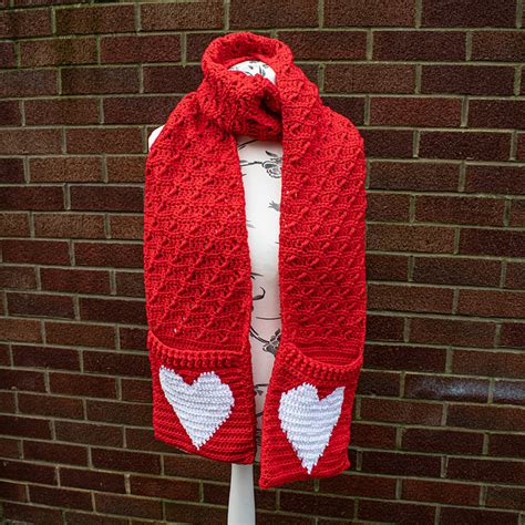 Ravelry Pockets Of Love Pocket Scarf Pattern By Sunflower Cottage Crochet