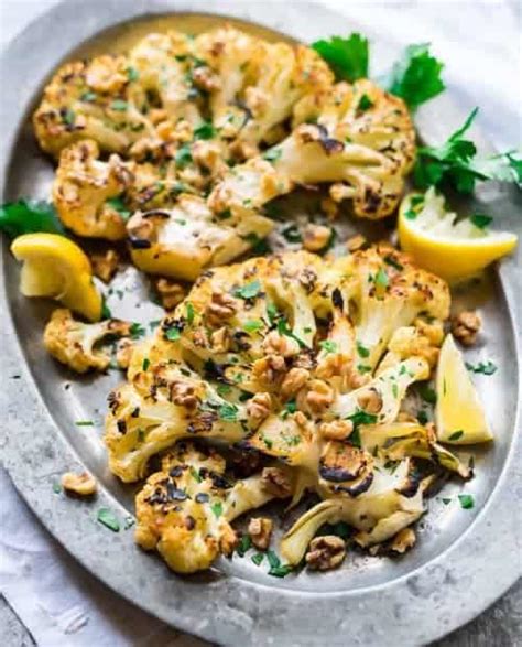 Grilled Cauliflower Steaks {low Carb Recipe }