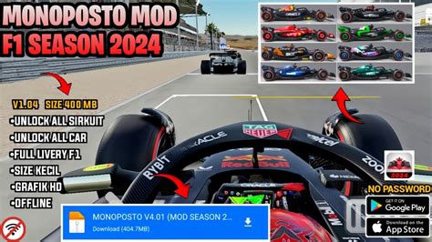 Monoposto Mod F Season Full Liveryunlock All Car Unlock All