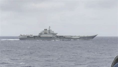 Japanese Navy Confronts Chinese Aircraft Carrier Liaoning Equipped With ...