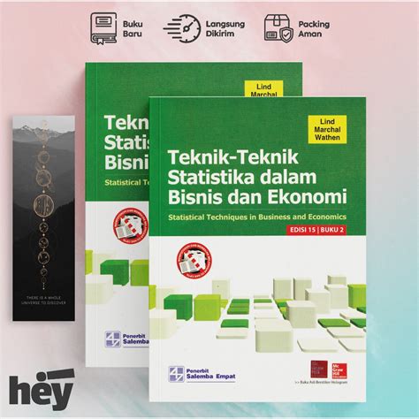 Jual Teknik Teknik Statistika Dalam Bisnis Dan Ekonomi Edisi Buku