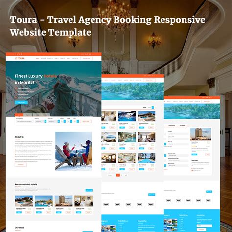 Toura - Travel Agency Booking Responsive Website Template