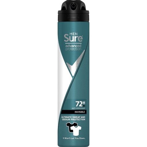 Sure Advanced Protection Antiperspirant Deodorant For Men Invisible