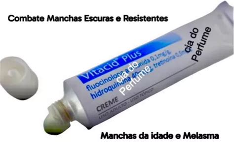 Creme Vitacid Plus Combate Manchas Resistentes E Melasma Frete Gr Tis