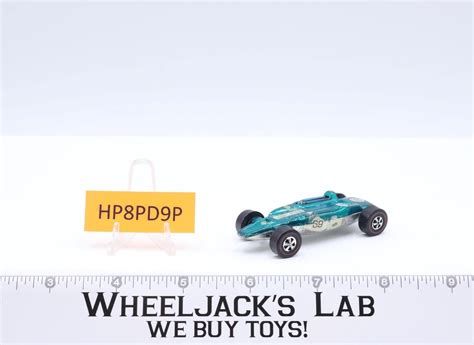 Shelby Turbine Aqua Green Redline Hot Wheels Mattel Vintage Rl Wheeljack S Lab