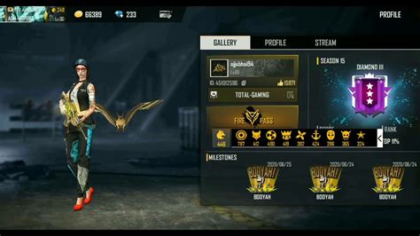 Total Gaming Uid In Free Fire Ajjubhai Profile I D In Free Fire Youtube