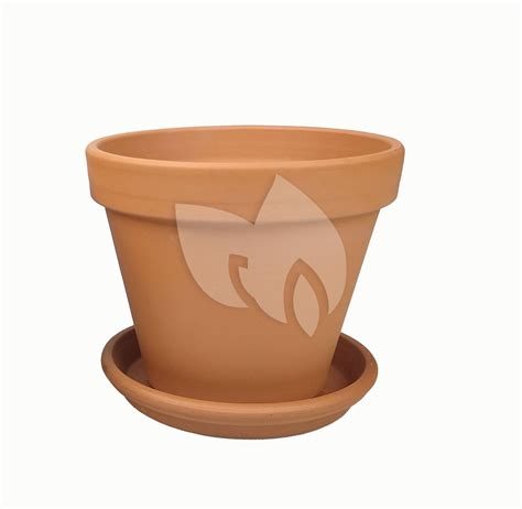 Plantenwinkel Nl Terracotta Pot 25 Cm Met Schotel Set Plantenwinkel Nl