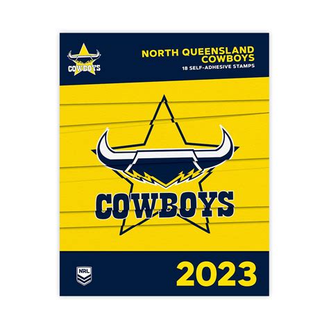 NRL 2023 North Queensland Cowboys Stamp Pack - NRL