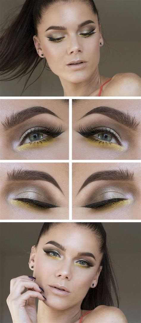 How To Chic Graphic Yellow Make Up By Linda Hallberg Maquillaje De