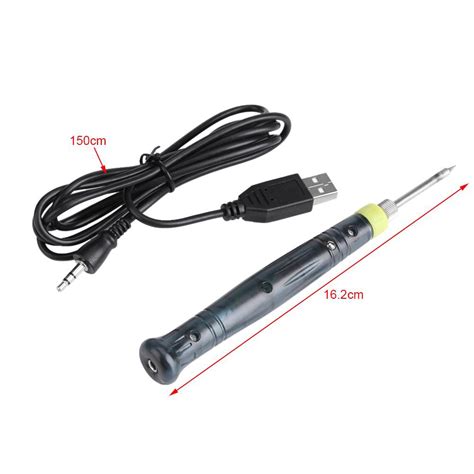 V W Mini Portable Usb Powered Electric Soldering Iron Pen Welding