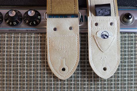 Classic Tan And Cream Guitar Strap Denali Strap Co