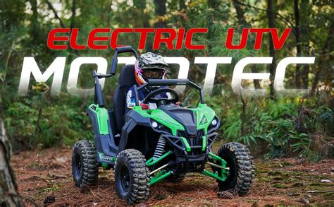 Mototec Mt Raider 48v 1200w Green 48v 1200w Electric Utv Kids Truck