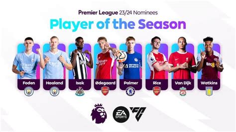 Premier League Player Of The Season Nominees 23 24 Announced Mysportdab